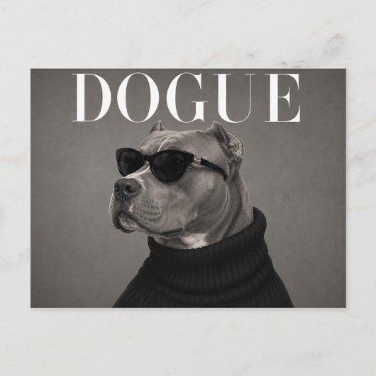 XL American Bully Luxe Mode Briefkaart (Voorkant)