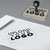 XL Business Logo Custom 4x5 Rubber Wooden Stempel