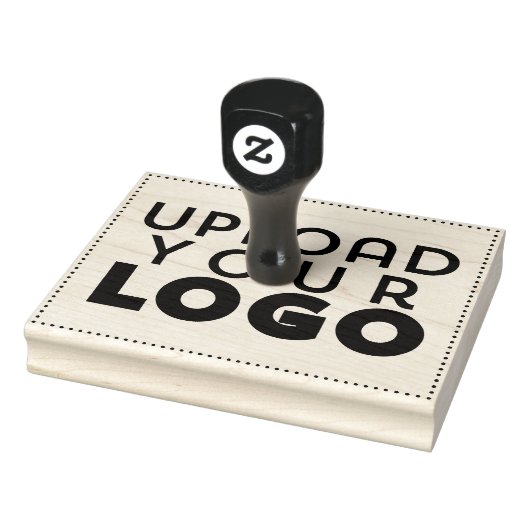XL Business Logo Custom 4x5 Rubber Wooden Stempel (Stempel)