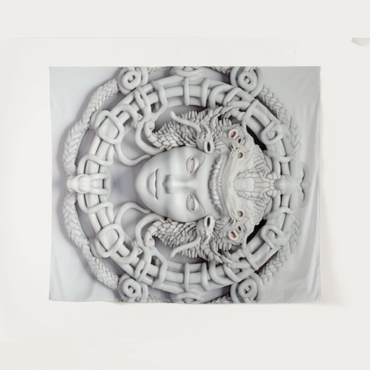 XL Classic Medusa Tapestry Wandkleed (Voorkant (horizontaal))