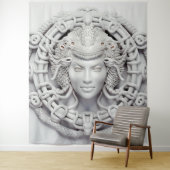 XL Classic Medusa Tapestry Wandkleed (In situ)
