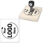 XL Groot Bedrijfslogo Aangepaste Rubber Stempel (Gestempeld)