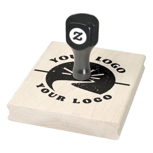 XL Groot bedrijfslogo op maat rubber stempel (Stempel)