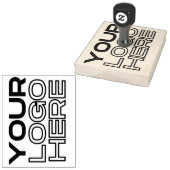 XL Groot Zakelijk Logo Aangepast Rubberstempel (Gestempeld)