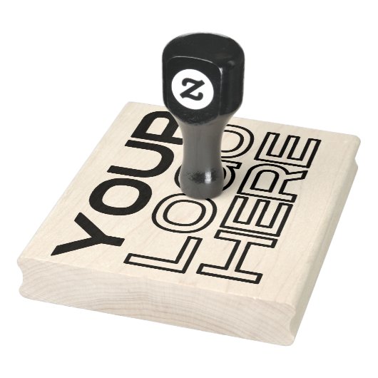 XL Groot Zakelijk Logo Aangepast Rubberstempel (Stempel)