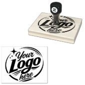 XL Groot Zakelijk Logo Aangepast Rubberstempel (Gestempeld)