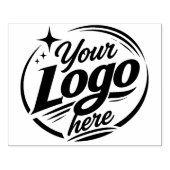 XL Groot Zakelijk Logo Aangepast Rubberstempel (Afrduk)