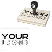 XL Groot Zakelijk Logo Maatwerk Rubberstempel (Gestempeld)