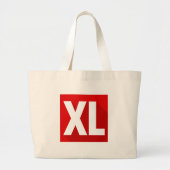 XL GROTE TOTE BAG (Voorkant)