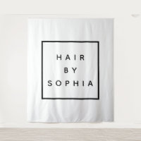 XL HAIR stylist business promotion luxe tapestry