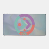 XL logo-bureaupad met achtergrond Bureaumat (Voorkant)