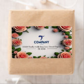 XL-merk gepersonaliseerd bedrijfsadres Etiket (Insitu)