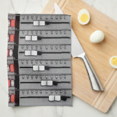 XL Studio Gear Dust Hoesje: Ontwerp van geluidsmix Theedoek (Quarter Fold)