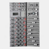 XL Studio Gear Dust Hoesje: Ontwerp van geluidsmix Theedoek (Verticaal)