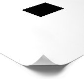 XL wereldkaart in ruw Roos met gouddruk Poster (Hoek)