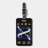 Xmachine 300-spel bagagelabel (Voorkant verticaal)