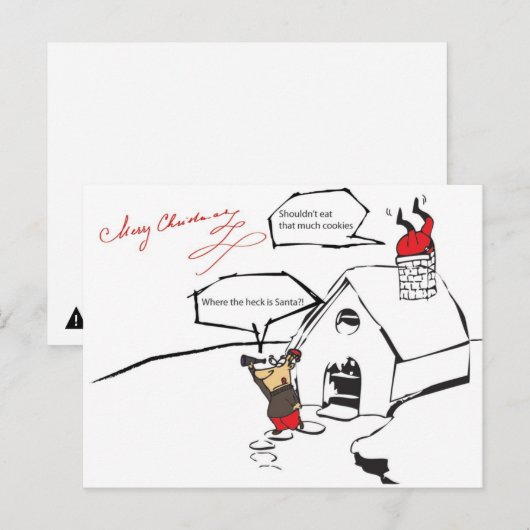 XMAS 2011 FEESTDAGENKAART (Voorkant / Achterkant)