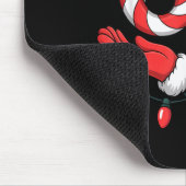 Xmas 67 Hands Gesture Candy Canes Santa Holiday Ki Muismat (Hoek)