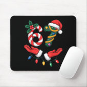 Xmas 67 Hands Gesture Candy Canes Santa Holiday Ki Muismat (Met muis)