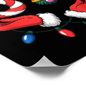 Xmas 67 Hands Gesture Candy Canes Santa Holiday Ki Poster (Hoek)