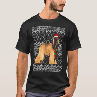 Xmas Afghan Hound Santa Claus Pet Ugly Kerstmis T-shirt