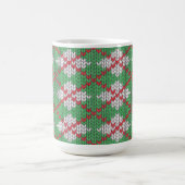 XMAS ARGYLE GEBREIDE hoge witte Mok (Center)