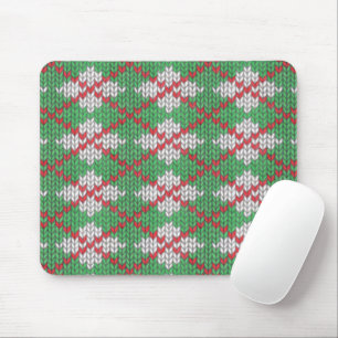 XMAS ARGYLE GEBREIDE MUISMAT
