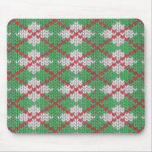 XMAS ARGYLE GEBREIDE MUISMAT (Voorkant)