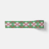XMAS ARGYLE KNIT 3-inch breedband Satijnen Lint (Voorkant)
