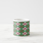 XMAS ARGYLE KNIT Espresso Cup Kop (Voorkant)