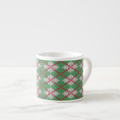 XMAS ARGYLE KNIT Espresso Cup Kop (Voorkant rechts)