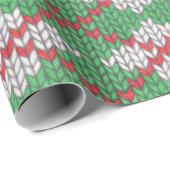 XMAS ARGYLE KNIT Wrapppapier Cadeaupapier (Rol Hoek)
