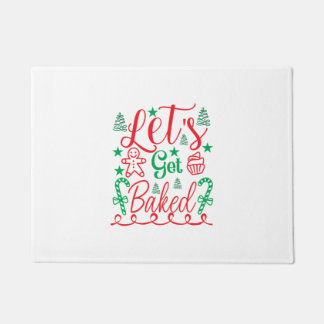 Xmas Art Let op! Deurmat