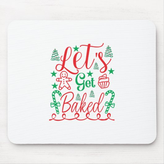 Xmas Art Let op! Muismat (Voorkant)