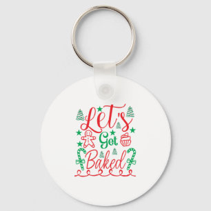 Xmas Art Let op! Sleutelhanger