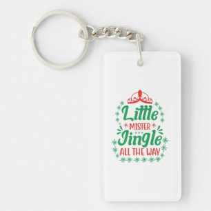 Xmas Art Little Mister Jingle helemaal Sleutelhanger