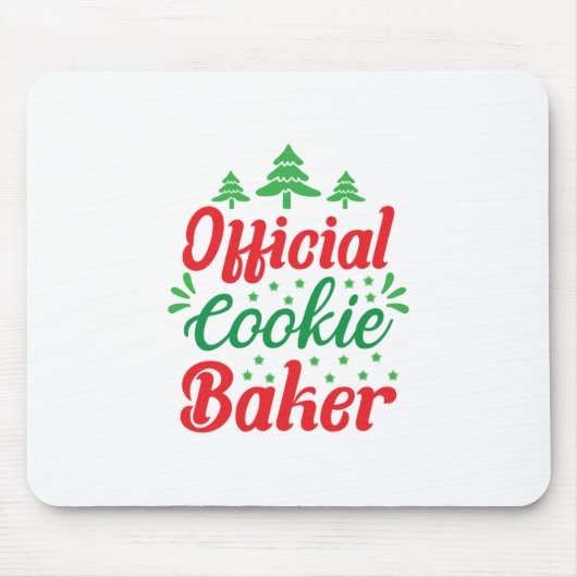 Xmas Art Official Cookie Baker Muismat (Voorkant)