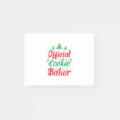 Xmas Art Official Cookie Baker Post-it® Notes (Voorkant)