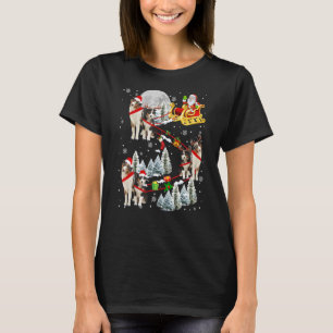 Xmas Australian Shepherd Sledge Kerstslaadge S T-shirt