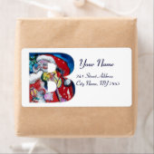 XMAS B BRIEF/SANTA CLAUS MET VIOLIN MONOGRAM ETIKET (Insitu)