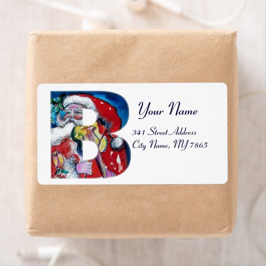 XMAS B BRIEF/SANTA CLAUS MET VIOLIN MONOGRAM ETIKET (Insitu)