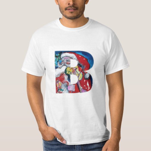 XMAS B BRIEF/SANTA CLAUS MET VIOLIN MONOGRAM T-SHIRT (Voorkant)