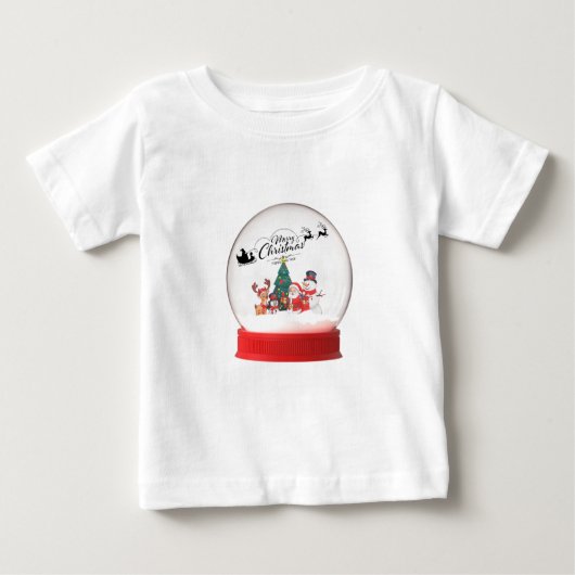 Xmas baby t-shirt (Voorkant)