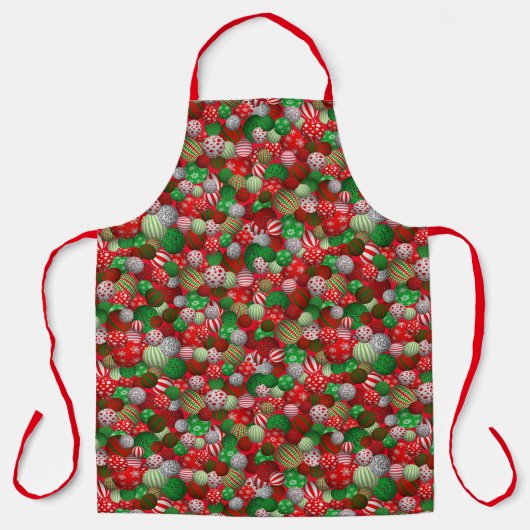 Xmas Balls Schort (Voorkant)