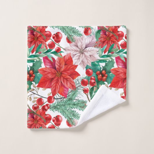 Xmas Bathroom Wall Decor Washandje (Wasdoekje)