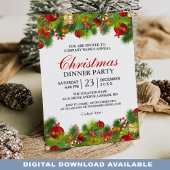 Xmas Baubles Pines Berries kerstfeest Kaart