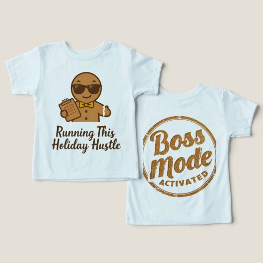 XMAS Bella+Canvas Toddlers & Baby T‑Shirt (Ontwerp Voorkant & Achterkant)