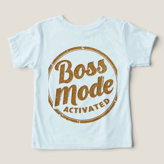 XMAS Bella+Canvas Toddlers & Baby T‑Shirt (Design achterkant)