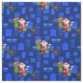 xmas biker santa claus stof (Swatch)