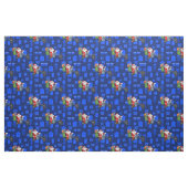 xmas biker santa claus stof (Fat Quarter)